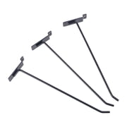 SSWBasics 12 inch Black Peg Hook for Slatwall - pack of 25