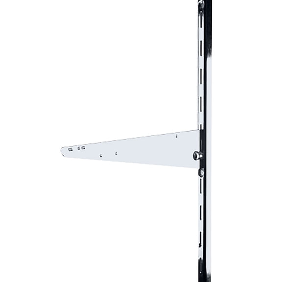 SSWBasics 14 inch Chrome Knife Bracket for Slotted Standard - pack of 6