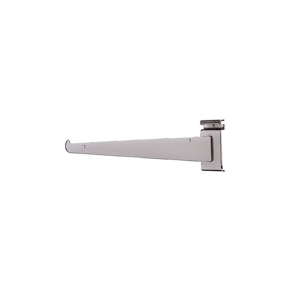 SSWBasics 14 inch Chrome Metal Shelf Bracket for Wire Grid - pack of 5