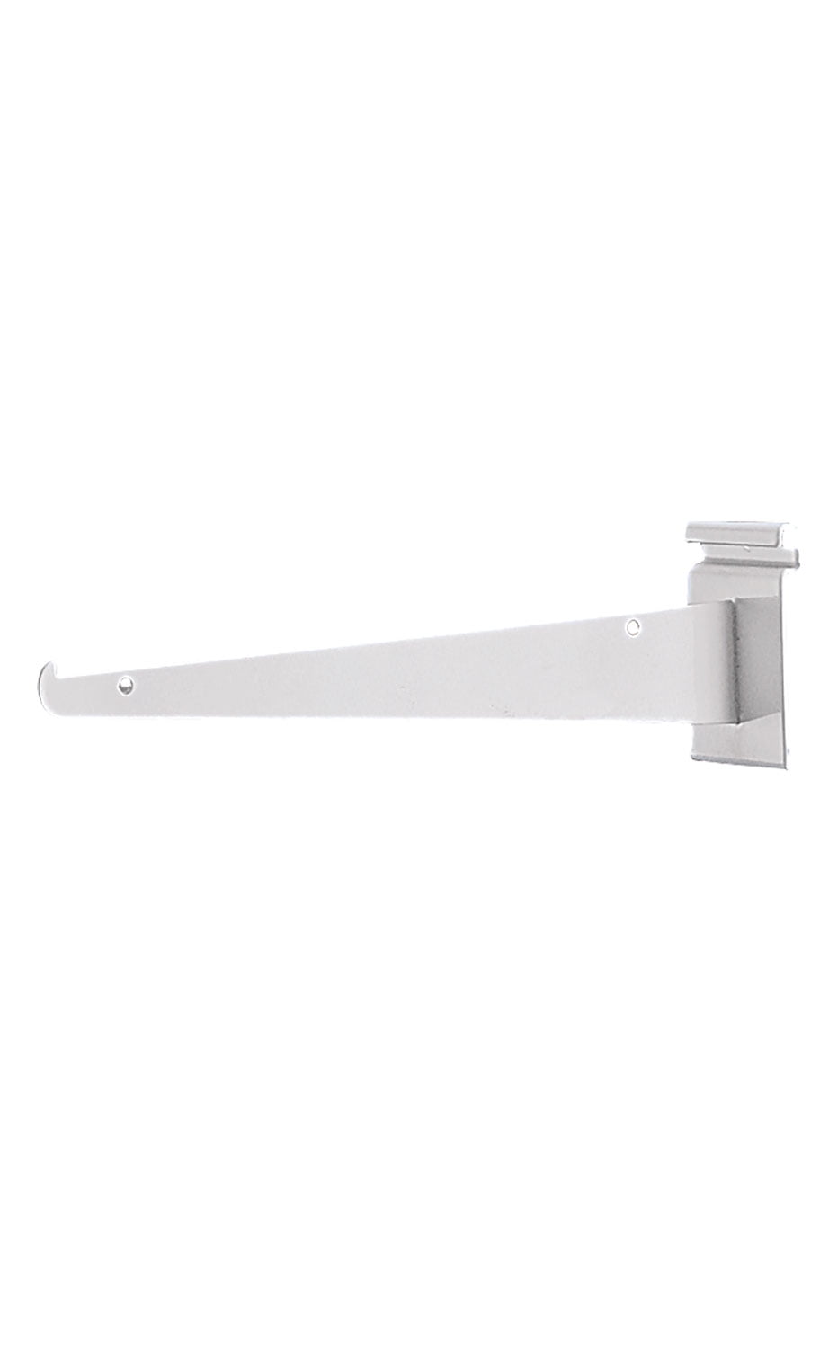 SSWBasics 14 inch White Metal Shelf Bracket for Wire Grid - Pack of 5- White Metal Wire