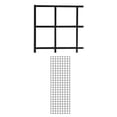 thumbnail image 1 of SSWBasics 2 Ft. X 6 Ft. Black Wire Grid Panel - 3” On Center with 1/4" Wire - Accepts, 1 of 6