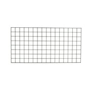 SSWBasics 2 x 4 Wire Grid Panel in Sleek Black - Sturdy Black Grid Wall Panels -