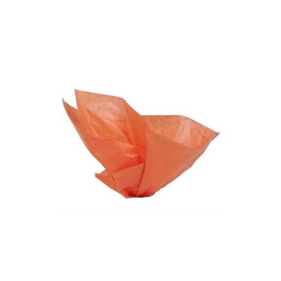 SSWBasics 20" x 30" Tangerine Orange Tissue Paper