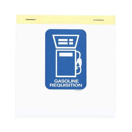 SSWBasics 3-Part Gasoline Requisition Book - 5 1/2"H x 4 1/4"W - Book of 25