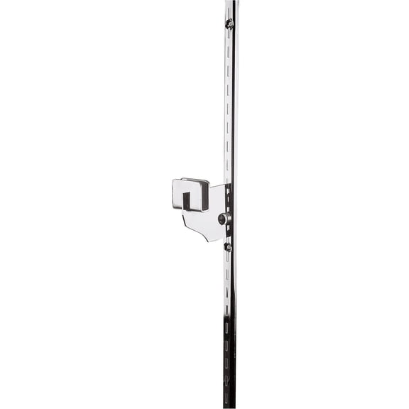 SSWBasics 3 inch Chrome Dimensional Hangrail Bracket for Slotted Standard