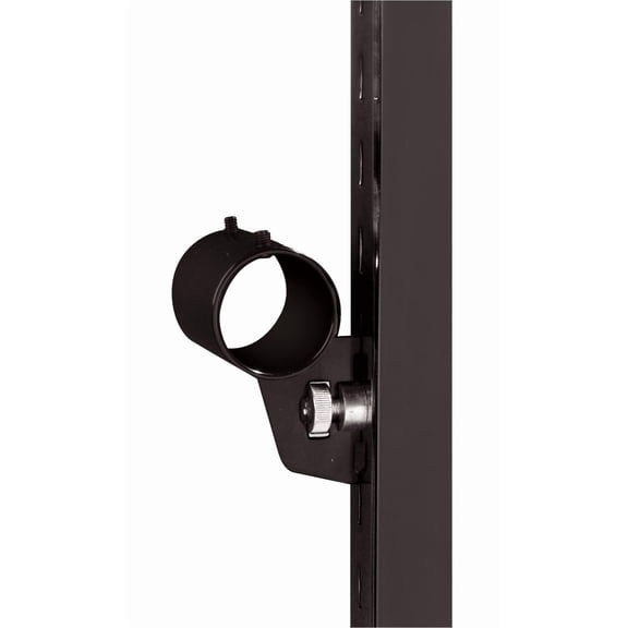 SSWBasics 3 inch Round Black Hangrail Bracket for Slotted Standard