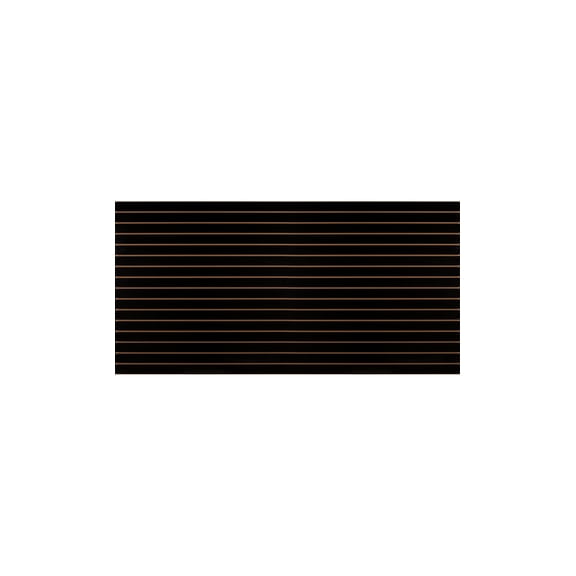 SSWBasics 4 Foot x 8 Foot Horizontal Black Slatwall Panel - Sturdy Black Slatwall Paneling - Durable Slatwall Panels for Organized Display - Premium Slatwall Panel for Retail and Home Use