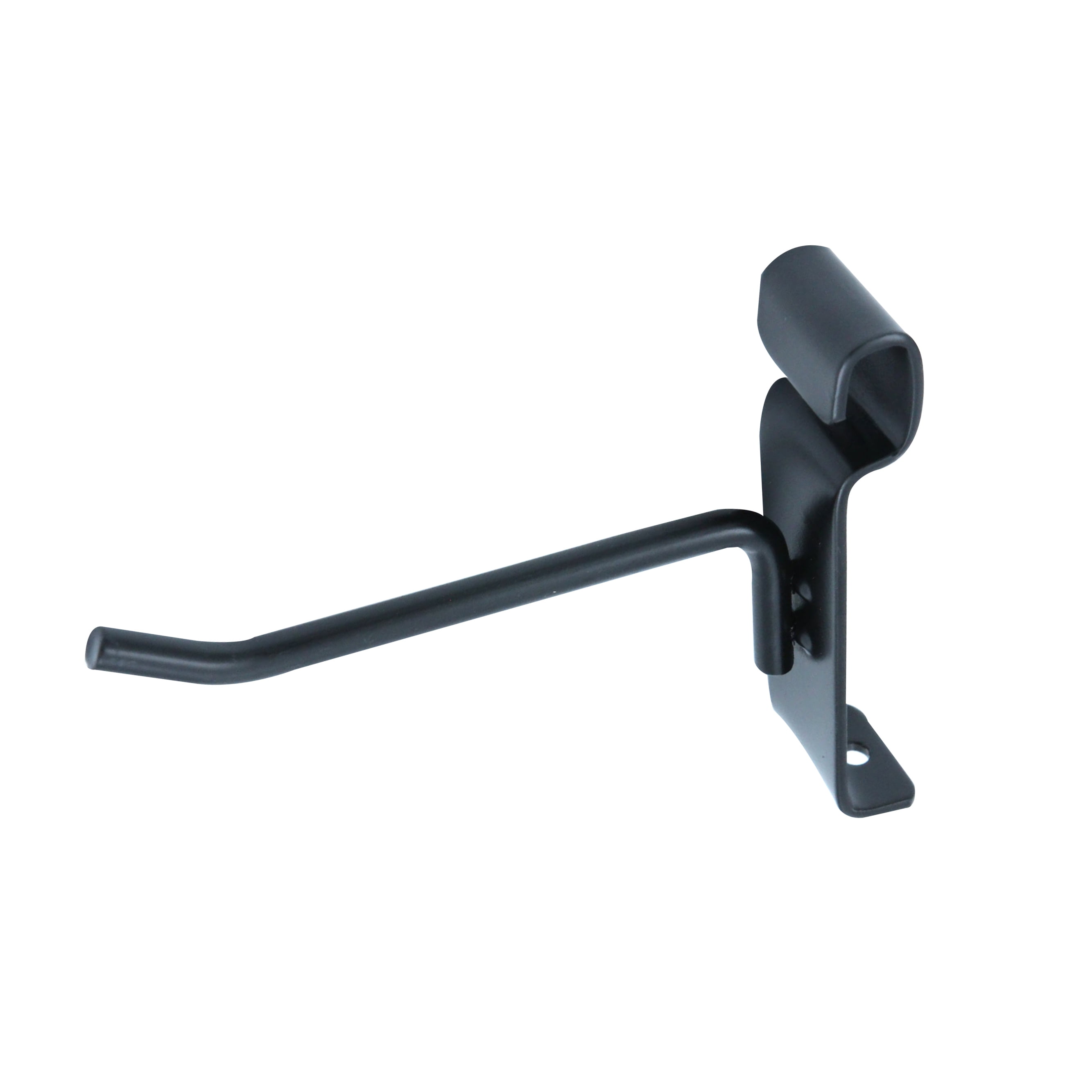 SSWBasics 4 Inch Black Gridwall Hooks - Pack of 50 Gridwall Accessories - Durable Wire Grid Peg Hooks for Retail Display