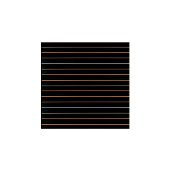 SSWBasics 4 foot X 4 foot Black Slatwall Panel