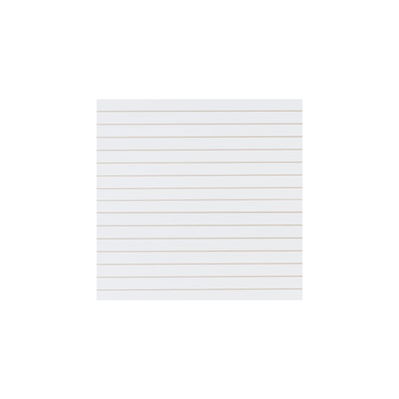 SSWBasics 4 foot X 4 foot White Slatwall Panel