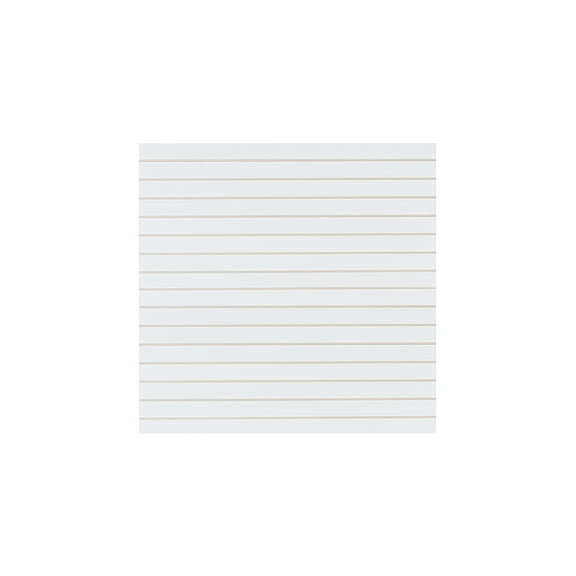 SSWBasics 4 foot X 4 foot White Slatwall Panel