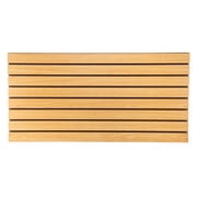 SSWBasics Maple Slatwall Panels 2 x 4 ft Slat Wall for Garage pack of 2