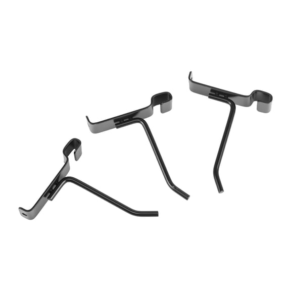 SSWBasics 4 inch Black Peg Hook for Wire Grid - 25 Pack