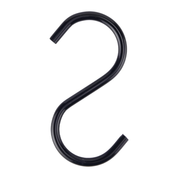 SSWBasics 4 inch Black S-Hooks - pack of 50
