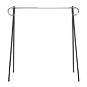 SSWBasics 60 x 60 inch Black & Chrome Single-Rail Garment Rack
