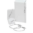 thumbnail image 1 of SSWBasics 8 inch Silver Elastic Stretch Loops - Pack of 250, 1 of 2