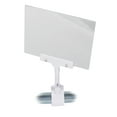 thumbnail image 1 of SSWBasics Acrylic Sign Holder with Clamp - 5 1/2"W x 7”H - Set of 3 - Acrylic Sign Clips, 1 of 7