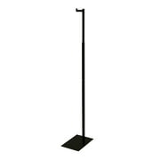 SSWBasics Adjustable Black Costumer Stand – Single Arm Clothes Rack - Retail Clothing and Garment Display Stand – Ideal For Showcasing Hanging Items In Thrift Shops Boutiques and Retail Stores