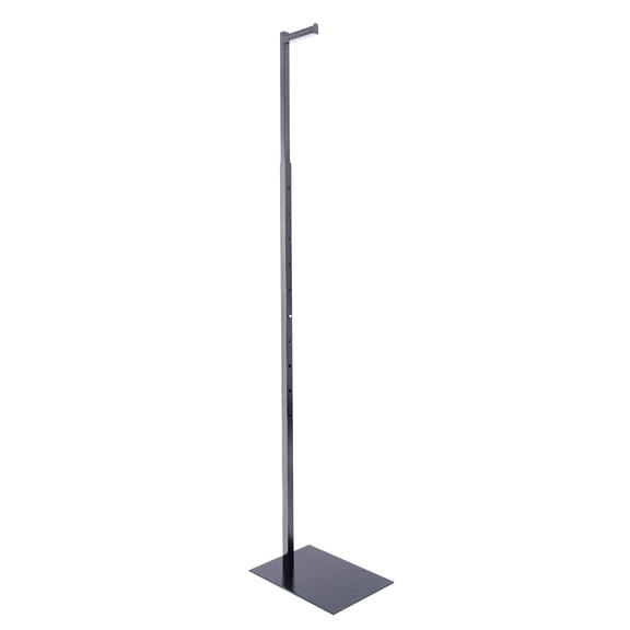 SSWBasics Black Costumer Stand Adjustable Clothes Rack for Hanging Clothes