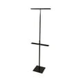 thumbnail image 1 of SSWBasics Adjustable Black Metal Banner Stand - Black - Accommodates 2 x 6' banners -, 1 of 7