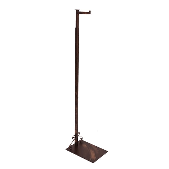 SSWBasics Adjustable Cobblestone Costumer Stand – Single Arm Clothes Rack - Retail Clothing and Garment Display Stand – Ideal For Showcasing Hanging Items In Thrift Shops Boutiques and Retail Stores
