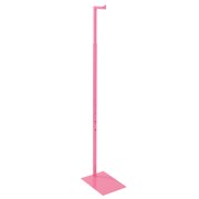 SSWBasics Adjustable Pink Costumer Stand - Single Arm Clothes Rack