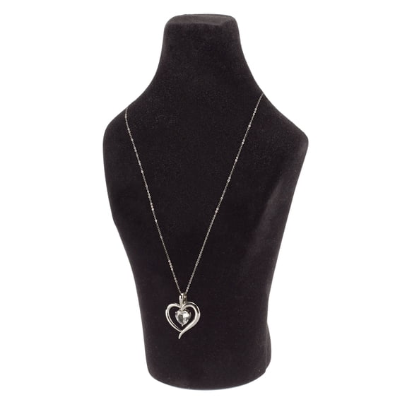 SSWBasics Black Flocked Jewelry Bust - 10 Included