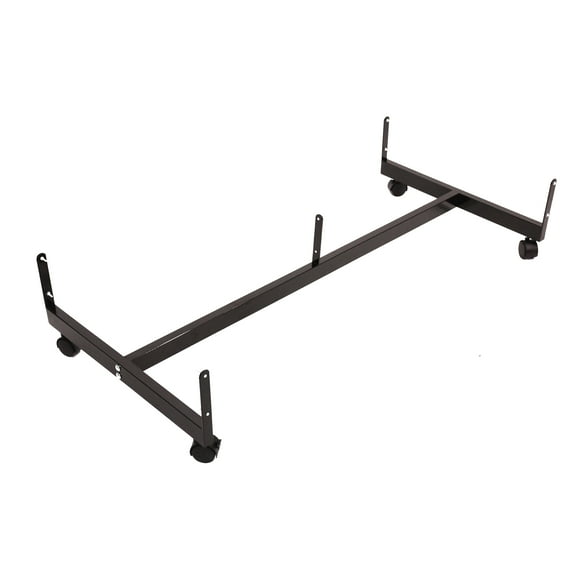 SSWBasics Black Grid Gondola Base with Casters (Use with existing 3” on Center Wire Grid Panels )