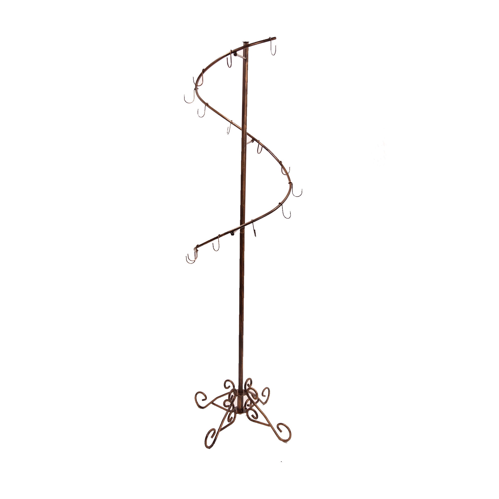 SSWBasics Boutique Cobblestone Spiral Purse Rack Stand - (6'H x 17