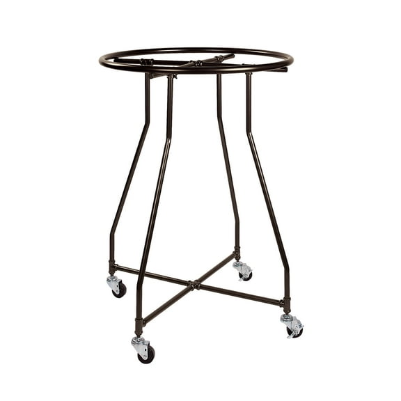 SSWBasics Boutique Round Clothing Rack - 48H x 36 Diameter Pipe Round Clothes Rack - Durable Round Clothing Racks for Retail Display