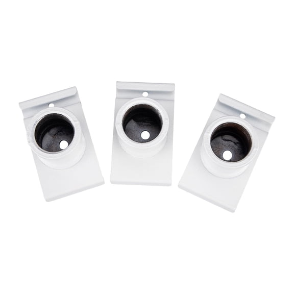 SSWBasics Boutique White Pipe Grid Bracket