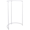 thumbnail image 1 of SSWBasics Boutique White Pipe Half Round Clothing Rack - 35”W x 35""D x 54”H - White, 1 of 2