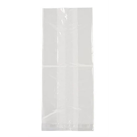 SSWBasics Cellophane Bags - 6 x 14 Inch Cellophane Treat Bags - Clear Bags for Treats - Perfect for Gifts Parties and Events - Durable and Transparent Packaging Pack of 100