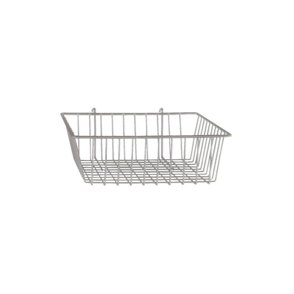 SSWBasics Chrome Mini Wire Grid Basket for Wire Grid - 12''L x 12''W x 4"D - Set of 3