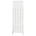 thumbnail image 1 of SSWBasics Chrome Slat Grid Standing Grid Screen (Grid Wall Unit) - 2 x 6 foot- Chrome Grid, 1 of 2