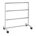 thumbnail image 1 of SSWBasics Chrome Storage Clothing Rack with Hanger Bars - 3 Bars for Rack Included, 1 of 2
