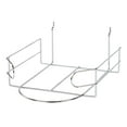 thumbnail image 1 of SSWBasics Chrome Wire Hat Display Rack for Slatwall or Pegboard – 8-5/8" x 10-3/4" x 3"H Retail Hat Display Cap Holder, 1 of 7