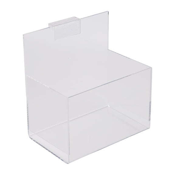 SSWBasics Clear Acrylic Single Display Bin - 7 x 4 1/2 x 4 1/2 in