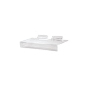 SSWBasics Clear Acrylic Slat Wall Shelf - pack of 5