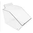 thumbnail image 1 of SSWBasics Clear Plastic Dump Bin for Slatwall - 6” X 5 ½” X 7 ½” - Set of 2, 1 of 7