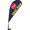 thumbnail image 1 of SSWBasics Clip On Paddle Flag Kit - "Stop Save Now" - 13"L x 9 1/2"W, 1 of 1