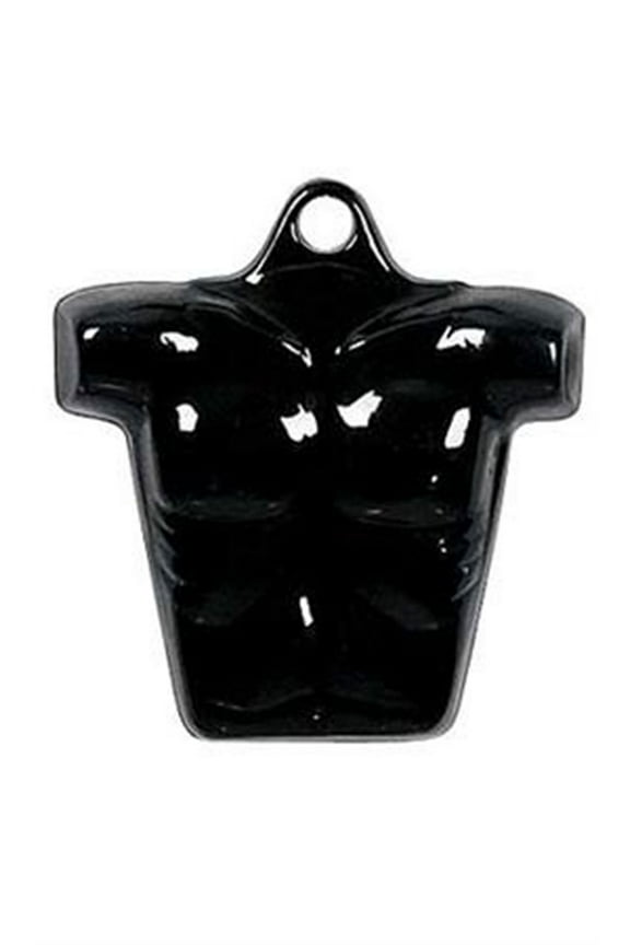 Economy Male Black Plastic Shirt Form - Fits Men's Sizes S-L