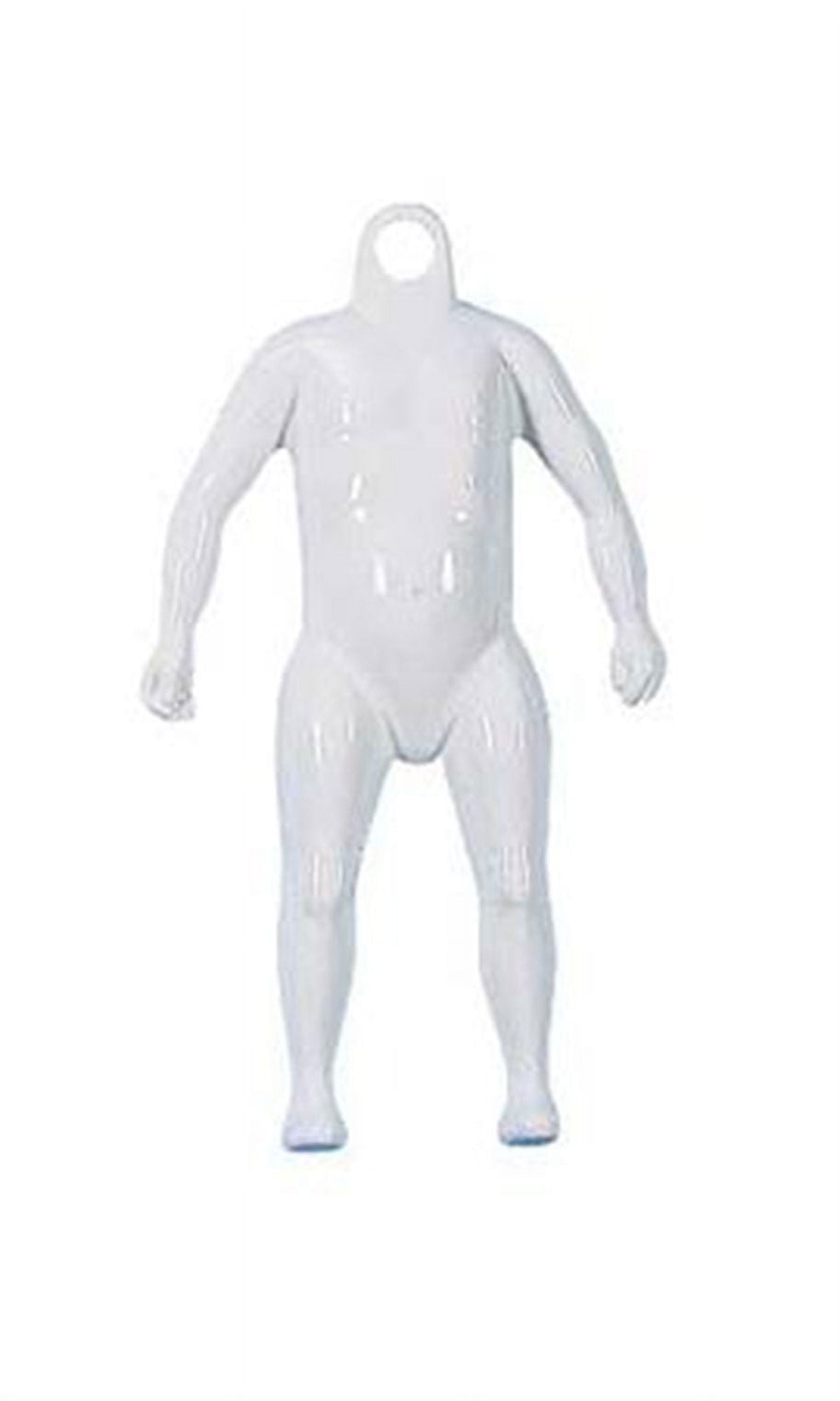 SSWBasics Economy White Plastic Toddler Form - Fashion Form Fits Toddler Sized Clothing - Kids Mannequin for Display - Toddler Mannequin for Retail and Home Use
