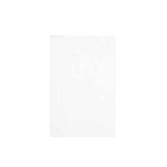 SSWBasics Extra Small High Density White Plastic Merchandise Bags - 6¼”W x 9¼”H -