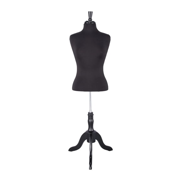 SSWBasics Female Black Jersey Dressmaker Shirt Form - Adjustable