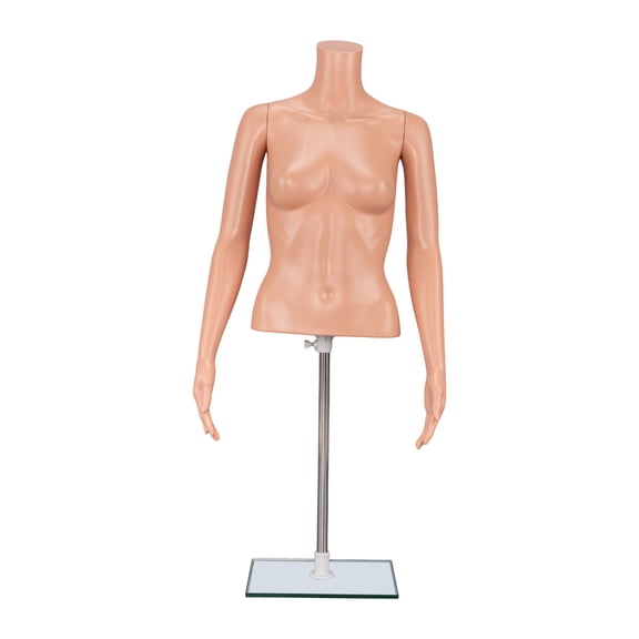 SSWBasics Female Mannequin Torso with Stand - Adjustable