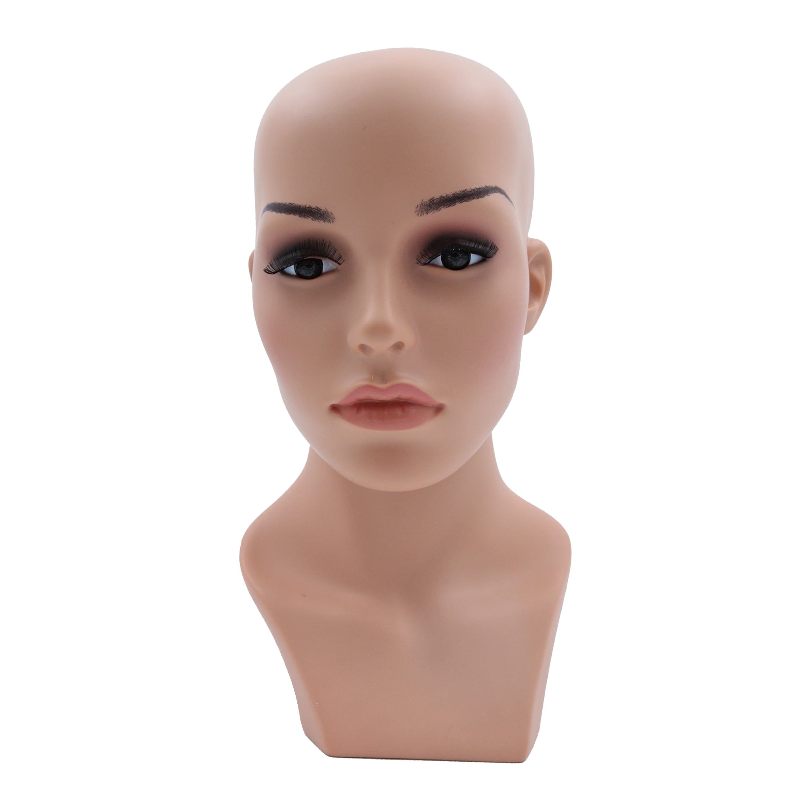 SSWBasics Female Plastic Mannequin Head - Height 13½"  Head Circumference 21"