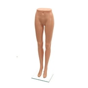 SSWBasics Female Plastic Mannequin Leg Form - Height 43 - With Base - Half Body Plastic