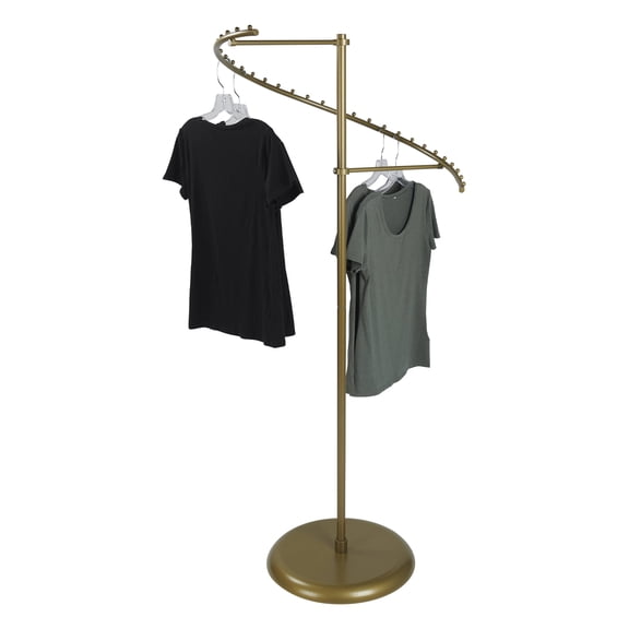 SSWBasics Gold 29-Ball Spiral Clothing Rack