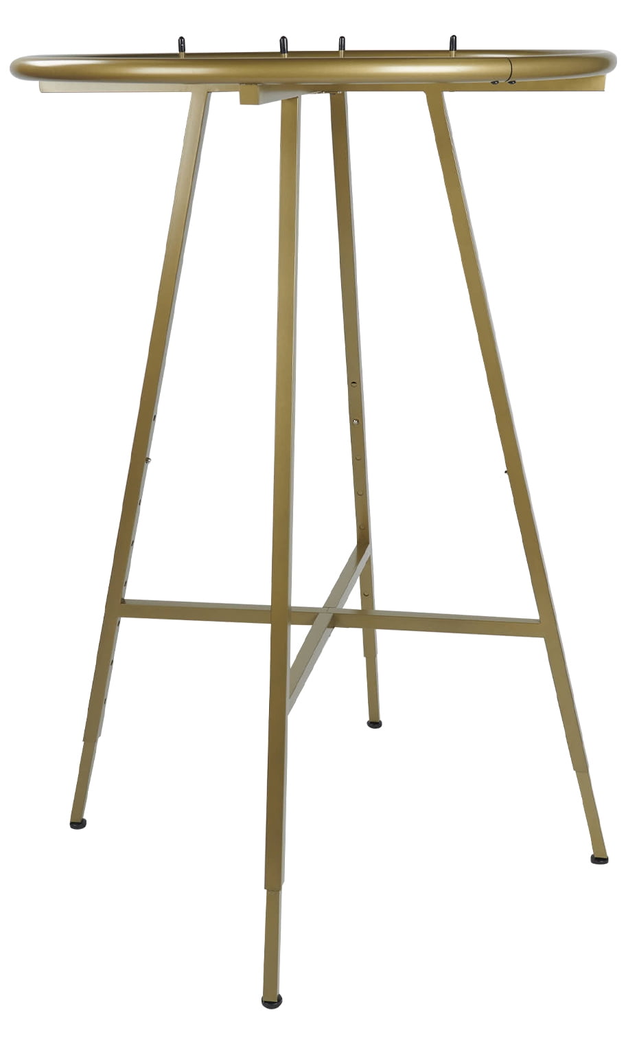 Round Clothes Rack Foldable SSWBasics Gold Collapsible Round Clothing Rack - Walmart.com